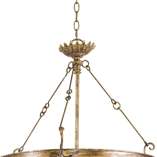 Fabian Wood Bead Chandelier